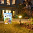 thumbnail image 3 of Happy Easter Bunny Eggs Basket Lilies Flowers Double Sided House Flag Garden Banner 28" x 40", Easter Rabbit Eggs Spring Butterfly Welcome Garden Flags for Anniversary Yard Outdoor Decoration, 3 of 4