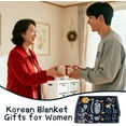 thumbnail image 6 of Korean Drama Blanket Gifts - Korean Gifts for Women K Drama Blanket Gifts Kpop Merch for Teen Girls Flannel Throw Blanket Gift for Home Bed Sofa Couch K-Drama Lovers 60 x 50 Inches, 6 of 6