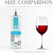 JO H2O Personal Lubricant, Water-Based Lube with Glycerin for Silky Smooth Glide, 16 fl oz