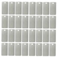 thumbnail image 3 of 50 piezas de placas de grabado, placas de metal, etiquetas rectangulares, etiquetas para material impermeable, adecuadas para pruebas, 3 of 7