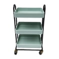 thumbnail image 1 of Carrito de Comida de 1/6, Carrito de Restaurante de Comedor de 3 Bandejas, Estante en Miniatura para Muebles de Decoración Sunnimix  carro de comedor de casa de muñecas, 1 of 8