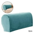 thumbnail image 5 of Velvet Sofa Armrest Covers Polyester Arm Covers Couch Armchair Slipcovers with Pins Anti-Slip Washable Detachable -, 5 of 7