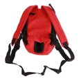 thumbnail image 3 of Bolsa para mascotas de doble hombro Mochila portátil para perros y gatos de 4 patas para caminar y viajar al aire libre S (1,5-2,5 kg) Rojo Blanco, 3 of 8