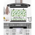 thumbnail image 4 of Large Induction Cooktop Protector Mat Saint Patrick's Day Stove Top Covers for Electric Stove, Spring Lucky Shamrocks Grass Decorative Stove Burner Cover Mats, Glass Top Stove Cover, 4 of 7