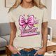 thumbnail image 5 of Xuyuer Women Graphic Print Round Neck Short Sleeve T-Shirt, Summer T-Shirt For School Season, 5 of 5