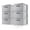 Cement, variant on Sterilite 3 Drawer Storage Tower, Plastic Weave Medium Home Organizer, Cement, 2 Pack