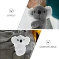 thumbnail image 6 of 2pcs Plush Koala Doll Pendant Key Chain Stuffed Koala Decorative Bag Pendant Cute Animal Keychain, 6 of 8