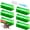 Green-6 Pack, variant on Humane Mouse Traps 6 Pack No Touch Catch And Release Live Rodent Reusable With Cleaning Brush Pet Safe Indoor Outdoor Control For Mice Rats Chipmunks Voles