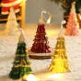 thumbnail image 6 of Christmas Tree Soy Wax Scented Candle, Gold Foil Creative Gift for Christmas Decoration, Light Green, 6 of 6