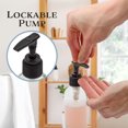 thumbnail image 5 of Cornucopia Brands 4oz Clear Glass Pump Bottles (4 Pack); Refillable Glass Containers w/Black Plastic Soap/Lotion Pump Dispensers, 5 of 10
