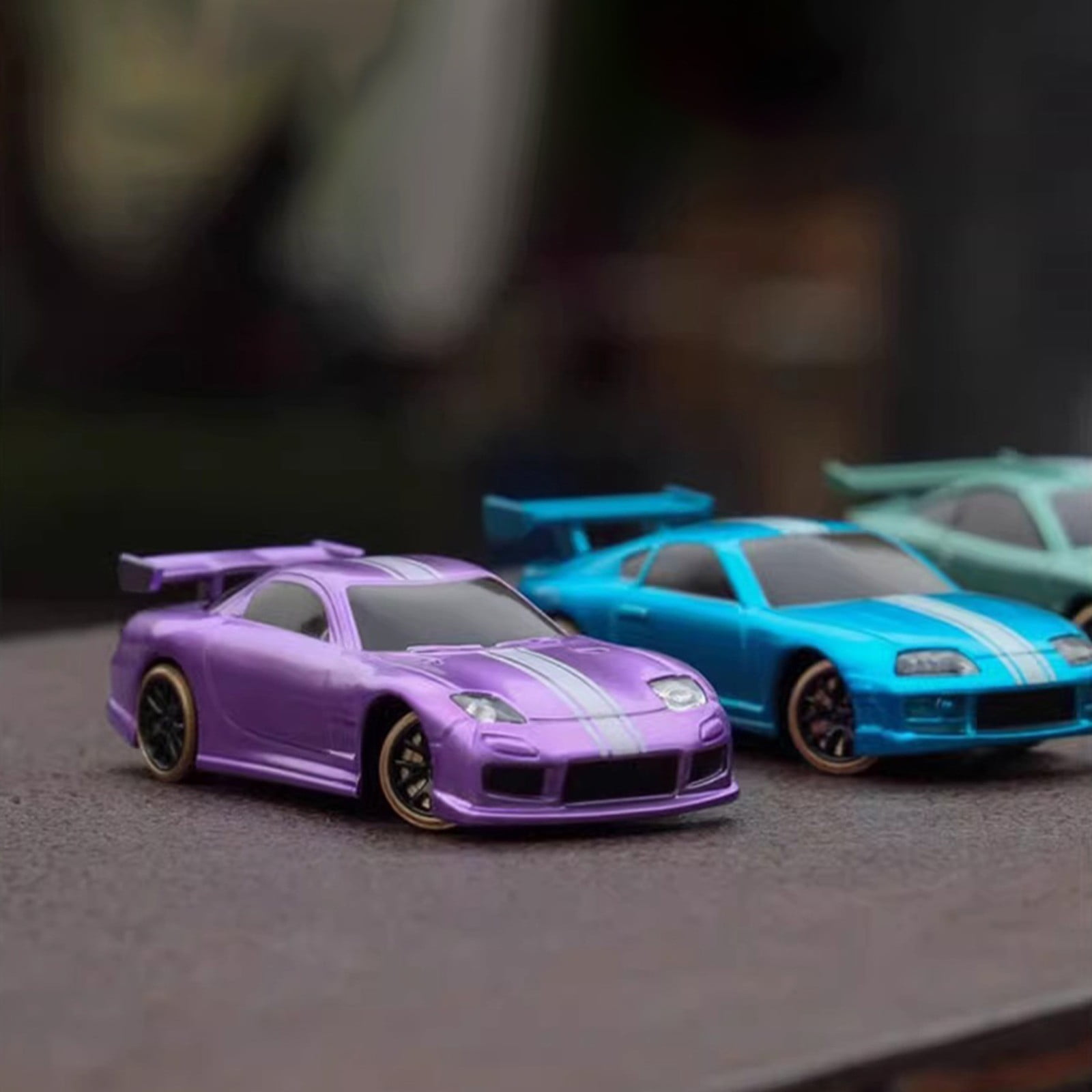 BJBSJSZ Drift RC Car with Gyro, Mini Slide Drift Rc Car, Rc Drift Car Remote Drift Car with Mini Lights System, Mini Drifty Boyz Mini with Underglow