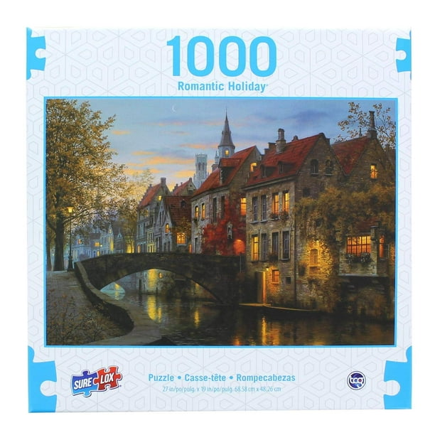 Puzzle Sure-Lox Silent Evening Romantic Holiday 1000 piezas
