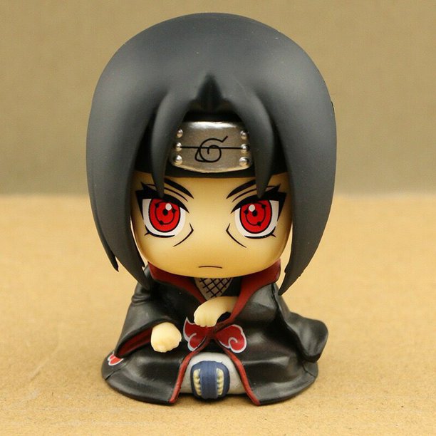 Figuras de acción de Naruto, juguetes de modelos de decoración de coche, Uzumaki, Kakashi, Uchiha, Sasuke, Itachi, PVC, 9cm Fivean Figuras de anime