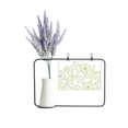thumbnail image 1 of Flores frescas Grass dibujo Patron decorativo Tarjeta de jarrón de lavanda artificial, 1 of 3