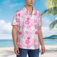 thumbnail image 5 of Daiia Sunflower Rabbit Hawaiian Shirt for Men Gentle Cotton Regular Short Sleeve Casual-Small, 5 of 9