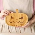 thumbnail image 5 of Clearance Baking trays & trays under $6 Halloween Pumpkin Charcuterie Board Funny Cute Wooden Cheese Board Charcuterie Platter Pumpkin Halloween Cheese Wood Platter Halloween Pumpkin Cheese Plat, 5 of 9