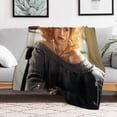 thumbnail image 6 of Sexy Molly Ringwald Blanket Ultra Soft Flannel Fleece Blanket Stylish Bedroom Living Room Sofa Warm Blanket All Season Use 30"*40"（76 * 100cm）, 6 of 6