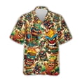 thumbnail image 3 of Nuevas camisas hawaianas con estampado Tiki 3D para hombres, camisa retro para hombres, ropa informal holgada para hombres, nueva moda 2024, camisa de manga corta para hombres, 3 of 5