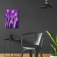 thumbnail image 6 of Epic Art 'X-ray Flowers Purple' by GraphINC, Acrylic Glass Wall Art, 16"x24", 6 of 8