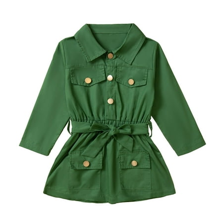 

LBECLEY Flower Girl Dress for 12 Months Toddler Kids Girls Long Sleeves Fashionable Overalls Princess Dress Sequin Dress Girls Size 8 Green 130