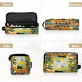 thumbnail image 5 of Hair Tool Organizer Bag with Heat Resistant Mat Removable Travel Storage Case for Hot Air Brushes Curling Irons Black Cat Lounging, 5 of 8