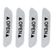 thumbnail image 4 of Kenally 4 Uds. De cinta reflectante de seguridad para puerta de coche, pegatinas de señal abierta, calcomanías de alerta, marca de advertencia Herramientas de reparación de automóviles Blanco Kenally CZ9926-03B, 4 of 5
