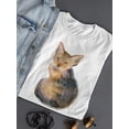 thumbnail image 3 of Cute Cat With Orange Eyes T-Shirt Women -Image by Shutterstock, Female Medium, 3 of 4