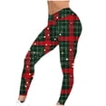 thumbnail image 4 of Jsaierl Christmas Leggings for Women High Waisted Casual Stretch Workout Yoga Pants Funny Graphic Xmas Holiday Legging Tights, 4 of 5