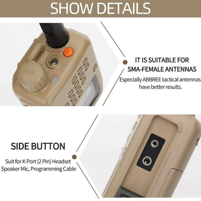 Baofeng AR-152 10W Military Grade Ham Radio - Long Range Two Way Radio With Extended Battery & Antenna