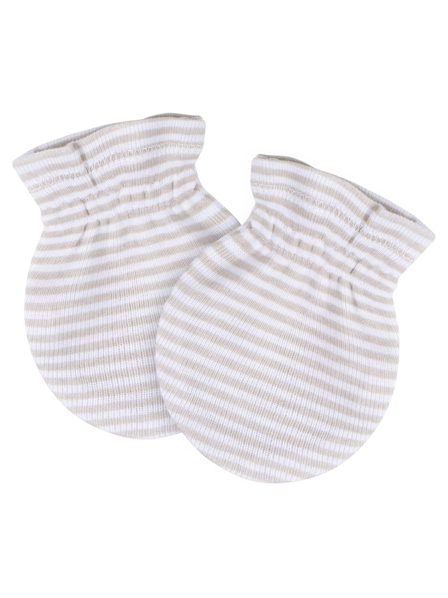 Gerber Baby Boy or Girl Neutral Adjustable Cotton Mittens, 4-Pack, 0/6 Months