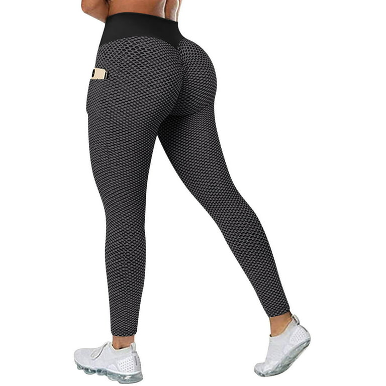 Tiktok Womens Stretch Yoga Leggings Fitness Running Gym Sports Length Active Pants - Walmart.com