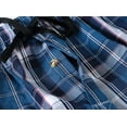 thumbnail image 3 of MoFiz Men's Cotton Pajama Pants, Lightweight Woven Lounge Sleep Bottoms with Pockets, Plaid, 3 of 6