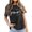 Grey, variant on Short Sleeve T Shirts for Women Summer Crewneck 2026 Casual Blouses Jesus Print Basic Vacation Tops