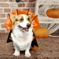 thumbnail image 3 of Vggrvlo Pet Halloween Costumes Pet Dracula Costumes for Small Pet Dog (Orange), 3 of 6