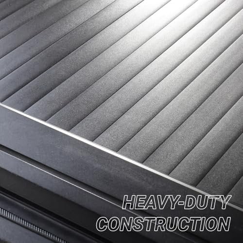 Syneticusa MR Series Retractable T-Slot Rails Hard Truck Bed Cover for 2020-2026 Jeep Gladiator 5ft Bed