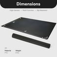 thumbnail image 2 of BalanceFrom 7x5 Feet High-Density Floor Mat for Home Gym Equipment, 1/4-Inch Thick PVC, 2 of 8