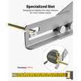 thumbnail image 4 of KFFKFF Wheel Alignment Tool, 2 PCS Carbon Steel Heavy Duty Toe & Camber Alignment Plates with Digital Angle Finder, 2 Measuring Tapes, 4 of 9