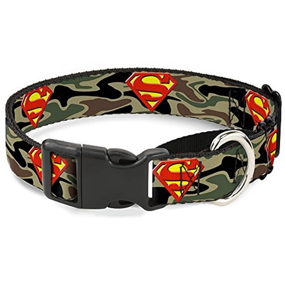 Buckle-Down "Superman Shield" Martingale Dog Collar
