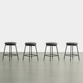 thumbnail image 3 of Spruce & Spring Modern 360° Swivel Counter Stool Set of 2 with Reinforced Metal Frame for Indoor Use, 3 of 6