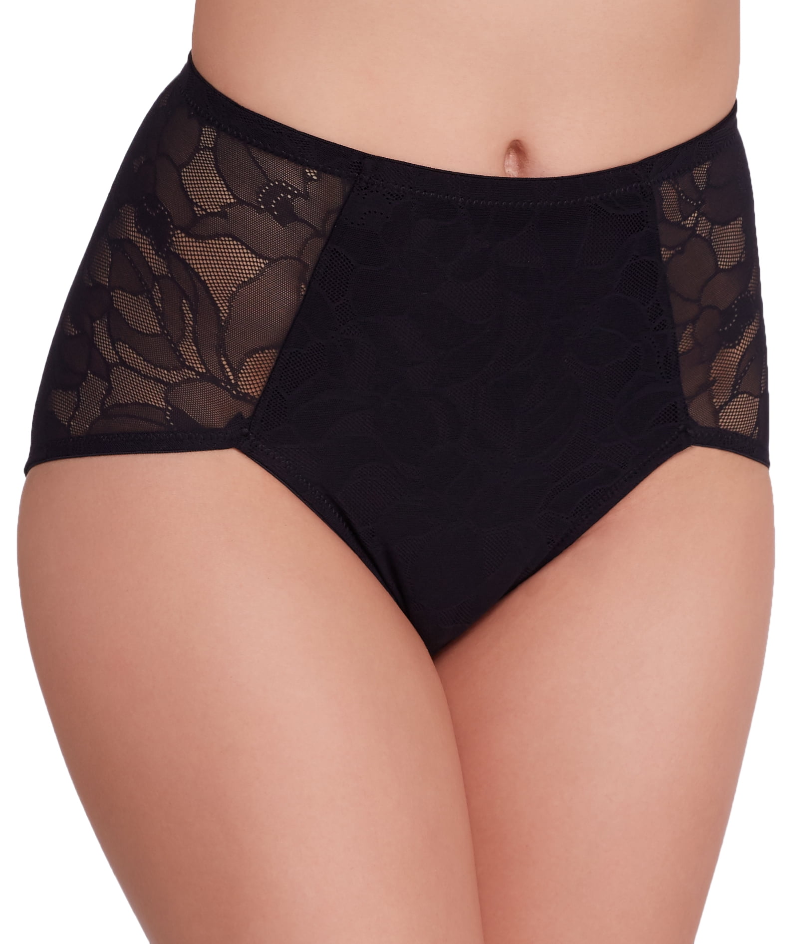 Bali Womens Ultra Light Firm Control Lace Brief Style-6554 - Walmart.com