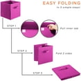 thumbnail image 4 of Ensemble de Rangement à Domicile - Bacs pour Tiroirs et Placards, Violet, Vert, Orange (Lot de 6), 4 of 7