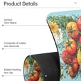 thumbnail image 4 of Yayeee Faucet Mat for Kitchen Sink 14.7" Diatomite Long Splash Guard Pad, Orange Floral Tomatoes, 4 of 7