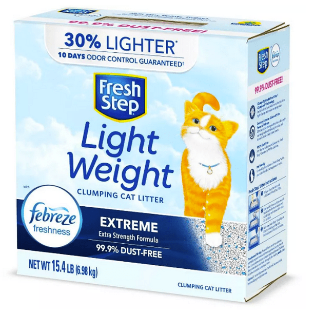 Fresh Step Lightweight Extreme Scented Litter with the Power of Febreze