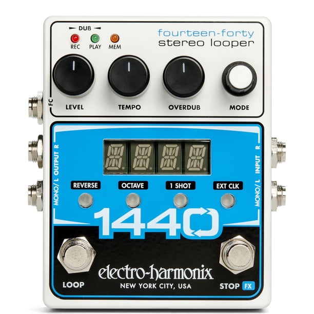 Pedal Looper Electro-Harmonix 1440 estéreo con grabación de 1440 s
