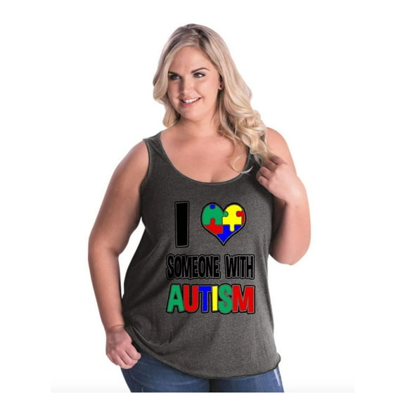 Women's Plus Size Tank Top - Autism Awareness