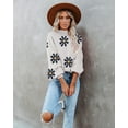 thumbnail image 5 of Weardear Sweaters for Women 2024 Fashion Trendy Lantern Long Sleeve Mockneck Pullover Fall Knit Sweater Tops, 5 of 6
