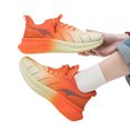 thumbnail image 1 of Zapatos Deportivos para Parejas Zapatos Informales Cabeza Ancha para Fitness Zapatos Ligeros para Saltar F8801 (naranja 40), 1 of 9