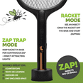 ZAP! 2-in-1 Insect Zap Racket and Trap, Best Bee Brothers, for ...