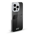 thumbnail image 2 of Head Case Designs UFC Logo Carbon Fiber Soft Gel Case for Apple iPhone 16 Pro Max, 2 of 7