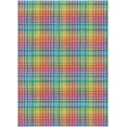thumbnail image 2 of Crayola Multi Plaid 5' x 7' Multicolor Area Rug by Well Woven, 2 of 7